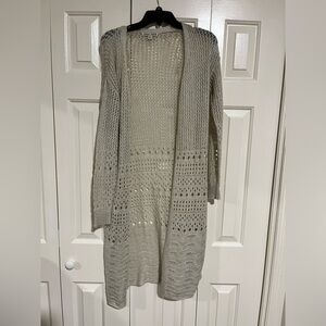 Moral Fiber Women's Long Woven Boho Cardigan